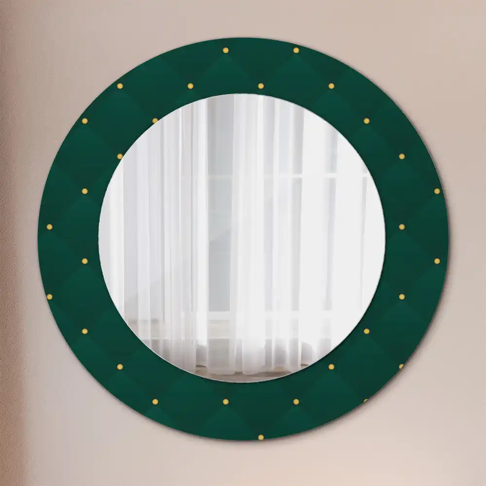 Steppelt mintás kerek dísztükör