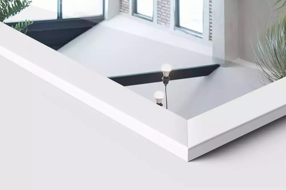 Minimalista stílusú magas álló tükör