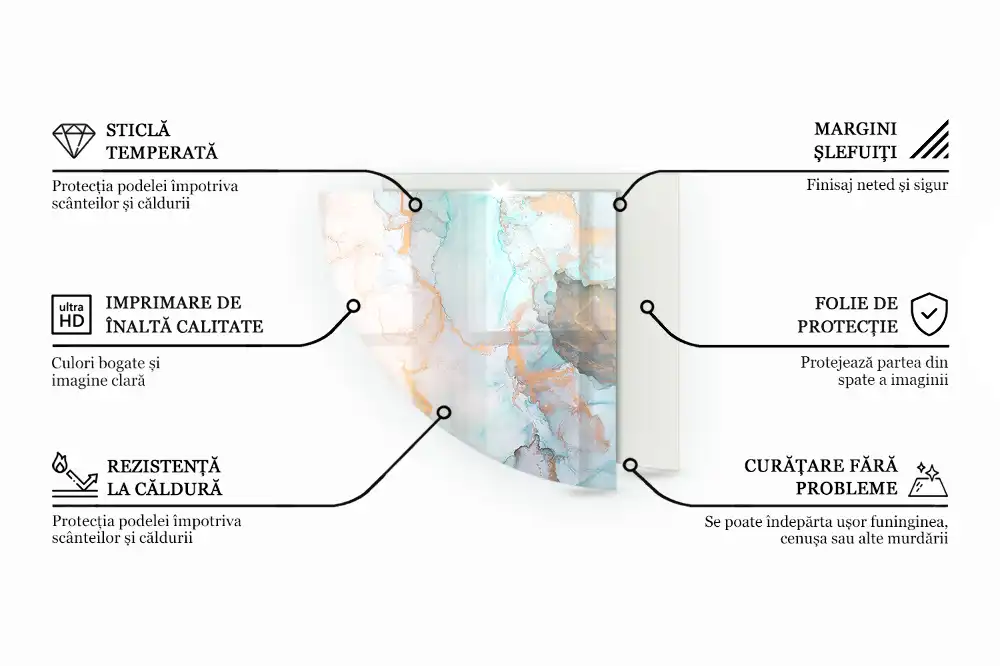 Negyedkör alakú kandalló alátét nyers kő megjelenéssel