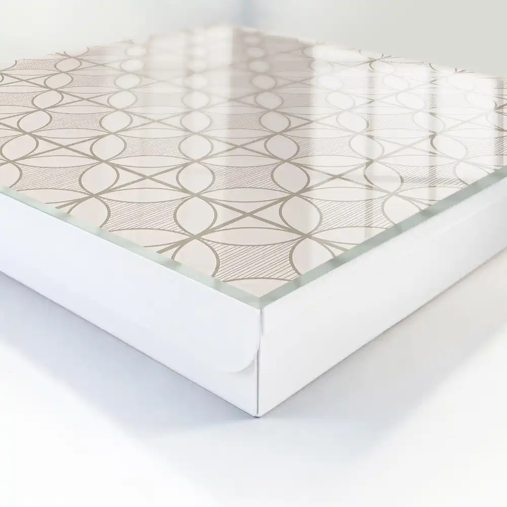Elegáns geometriai mintás kulcstartó szekrény
