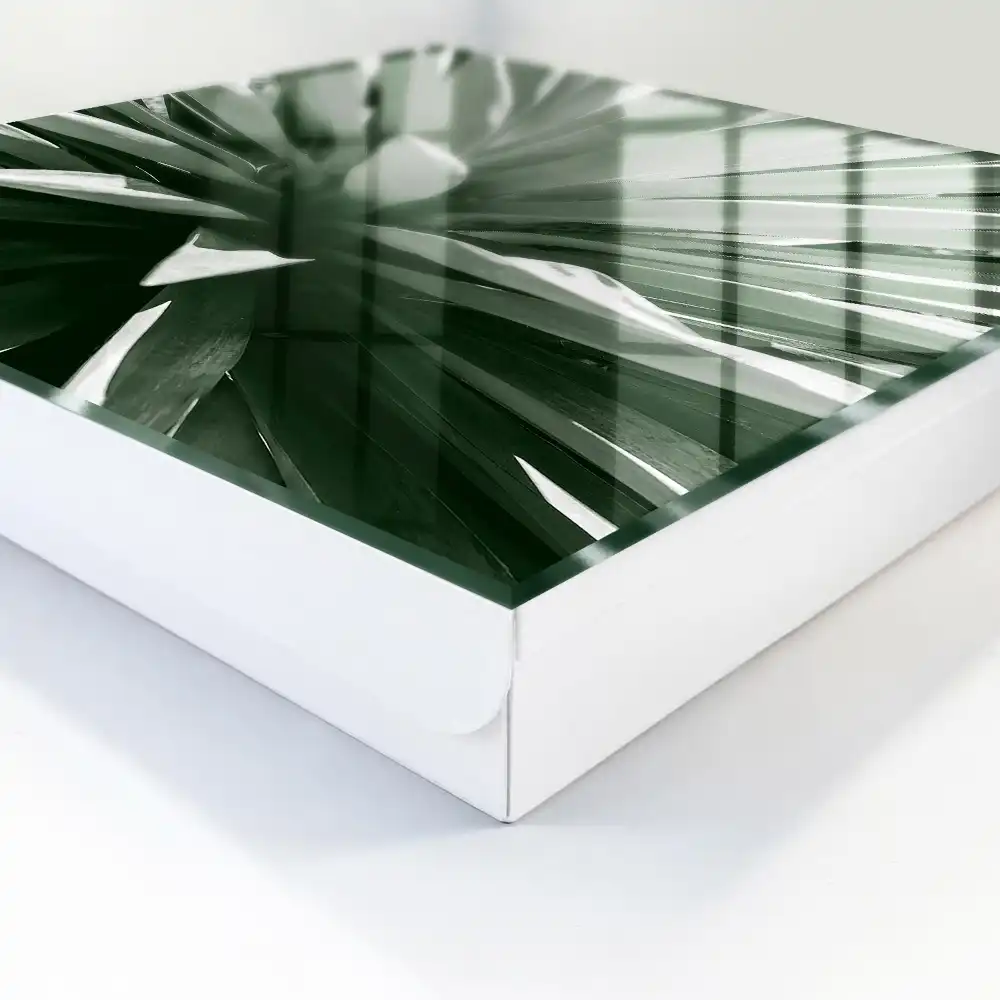 Agave mintás geometriai kompozíciójú fali kulcstartó szekrény