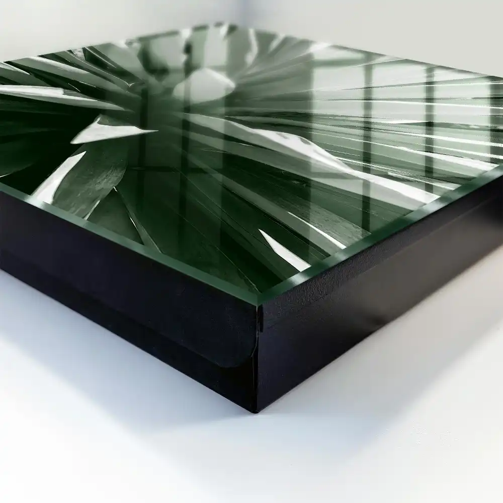 Agave mintás geometriai kompozíciójú fali kulcstartó szekrény