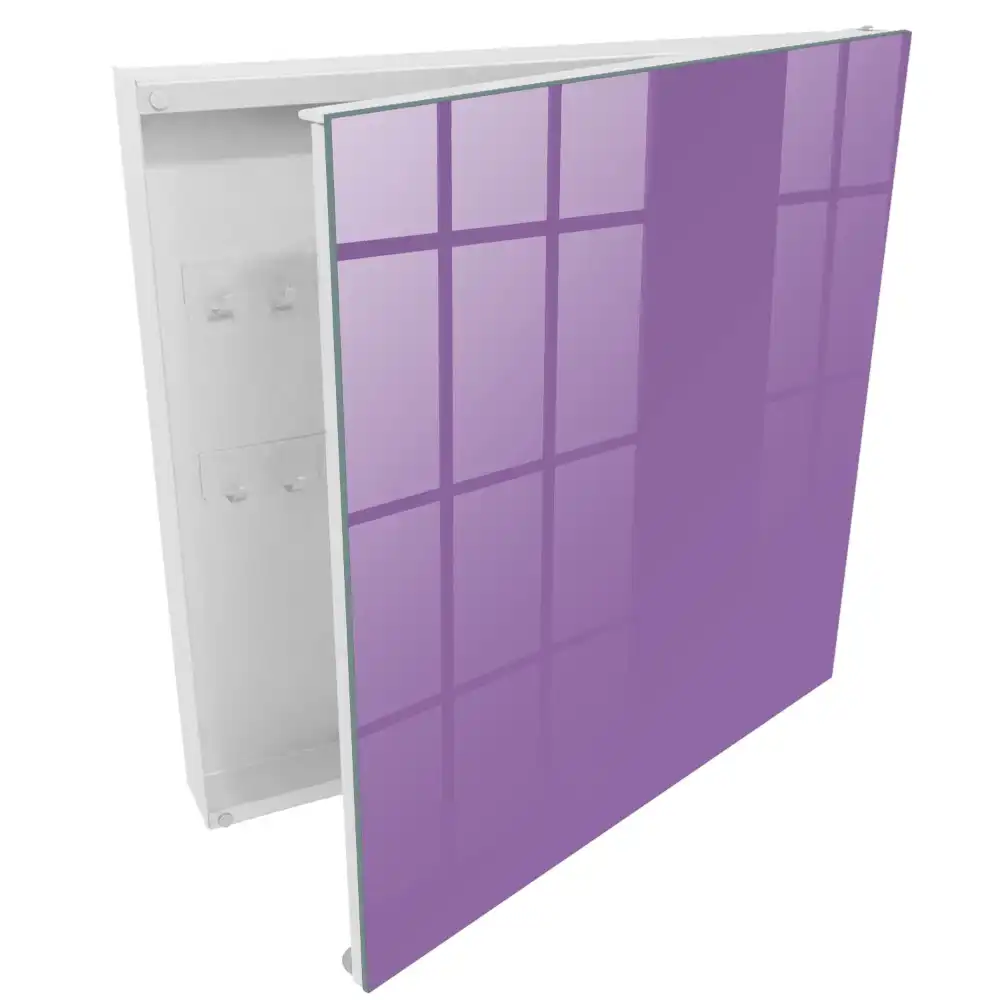 Lila színű elegáns minimalista kulcstartó szekrény