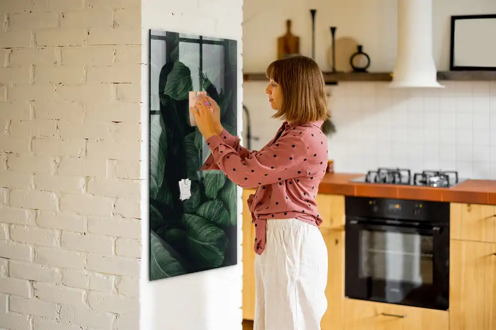 Egzotikus levelek mintás letörölhető tábla