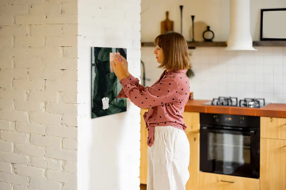 Egzotikus levelek mintás letörölhető tábla
