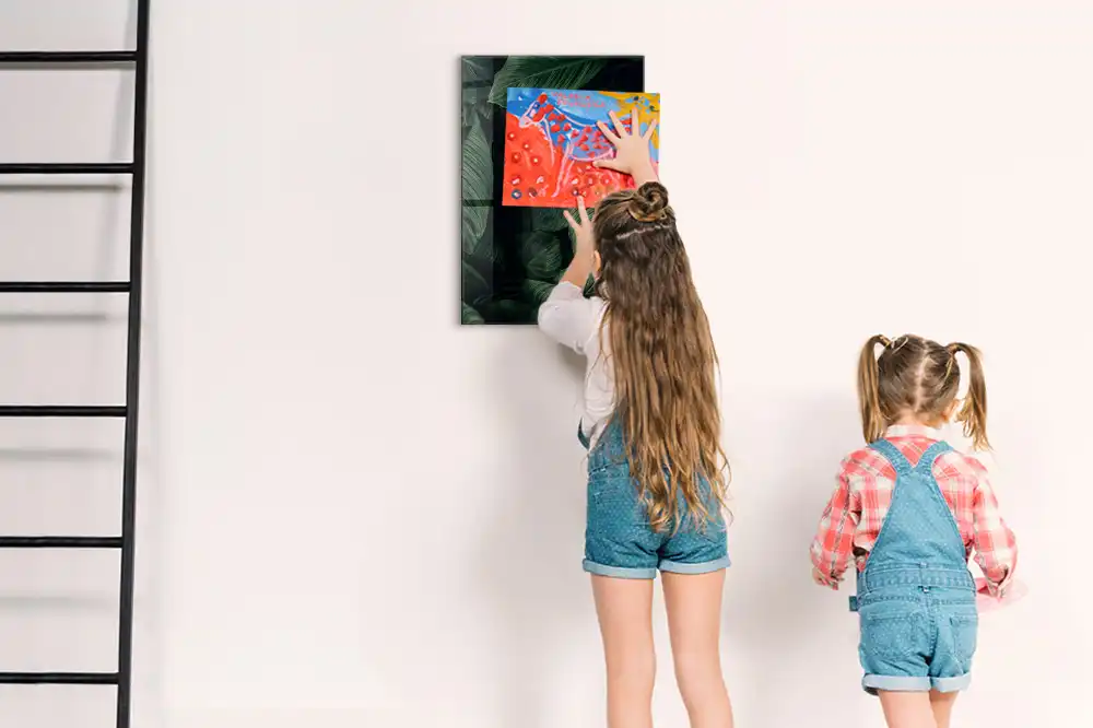 Egzotikus levelek mintás letörölhető tábla