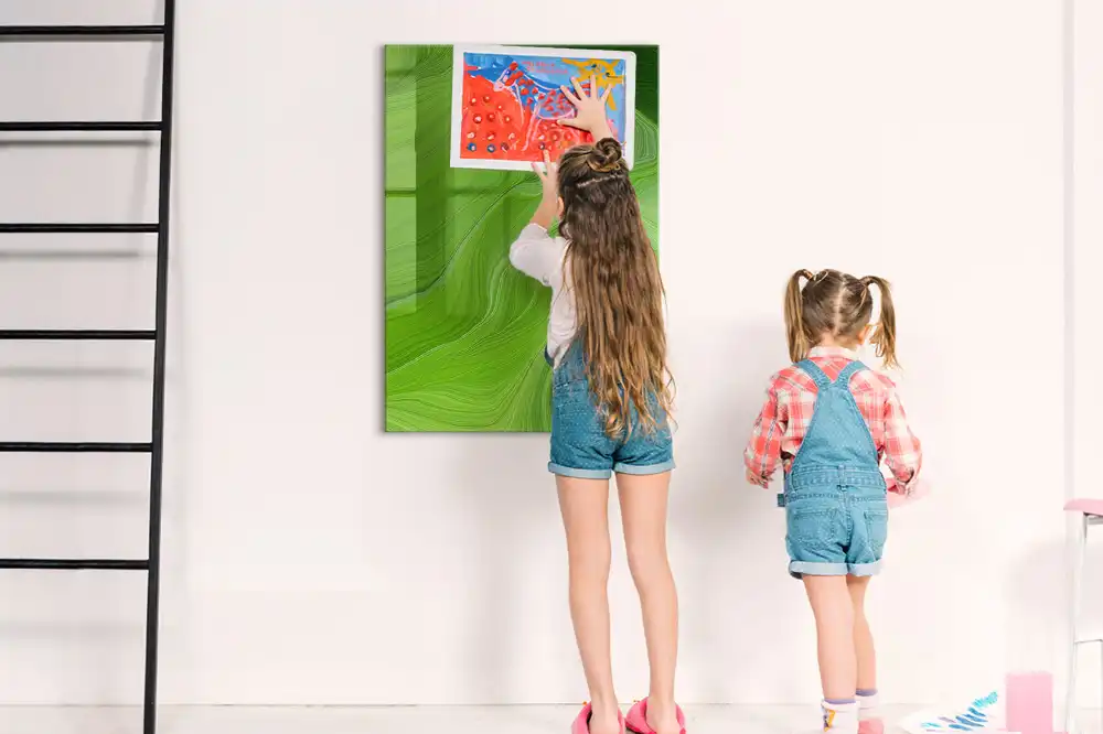Hullámos absztrakció mintás törölhető tábla