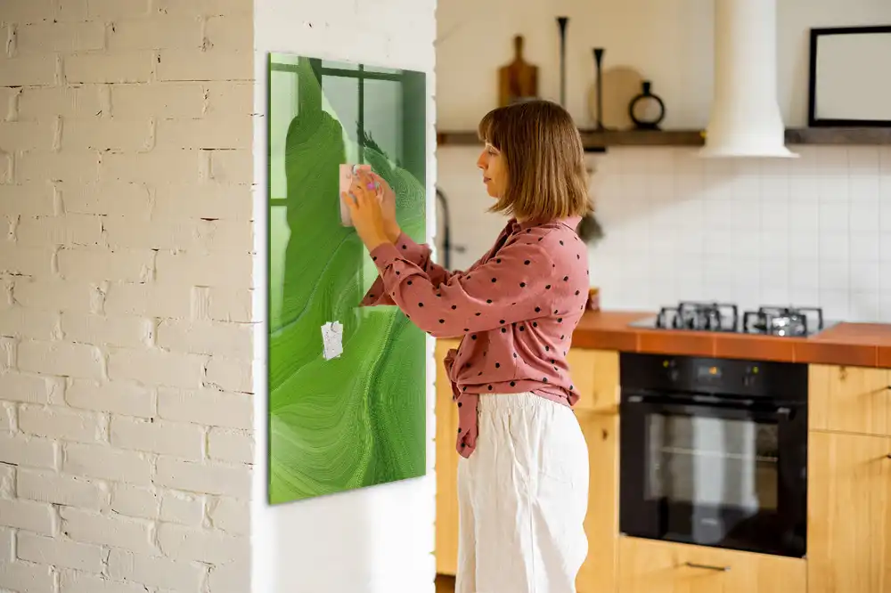 Hullámos absztrakció mintás törölhető tábla