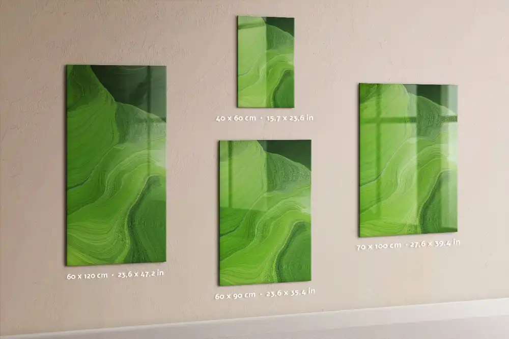 Hullámos absztrakció mintás törölhető tábla
