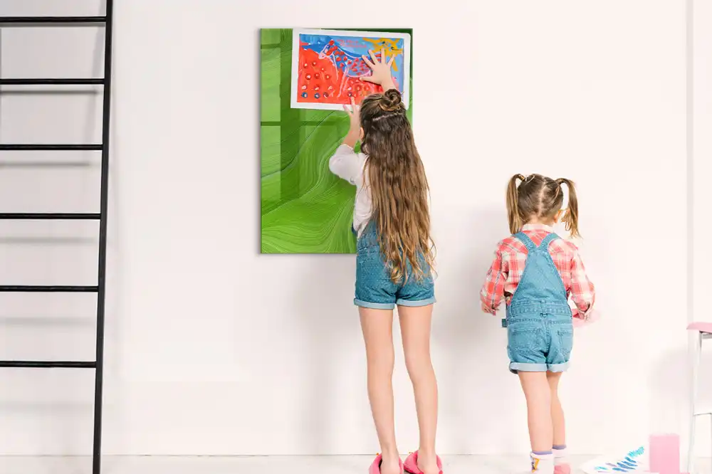 Hullámos absztrakció mintás törölhető tábla