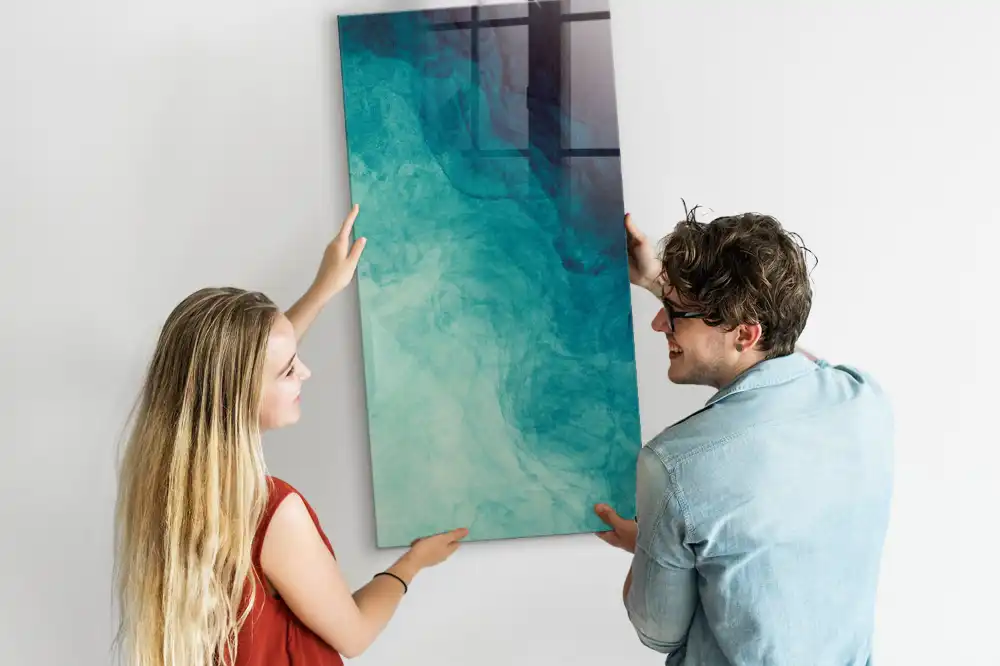Mágneses felíró tábla óceáni grafikával