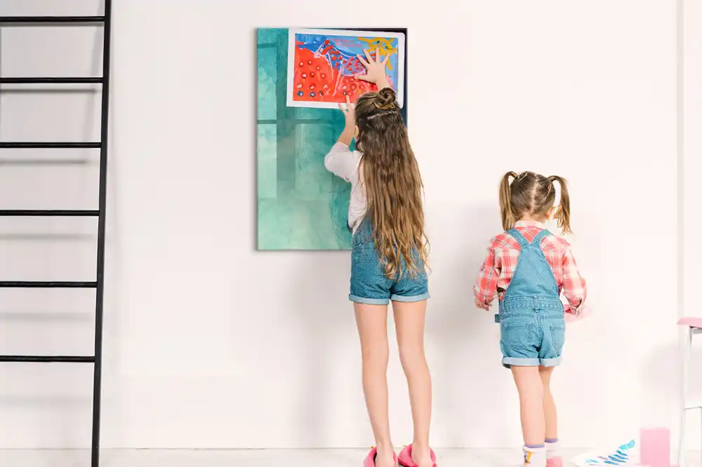 Mágneses felíró tábla óceáni grafikával