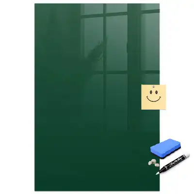 Palackzöld színű törölhető tábla