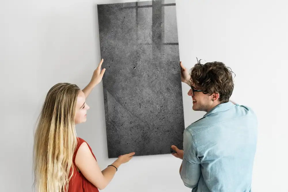 Nyers beton hatású mágneses írótábla