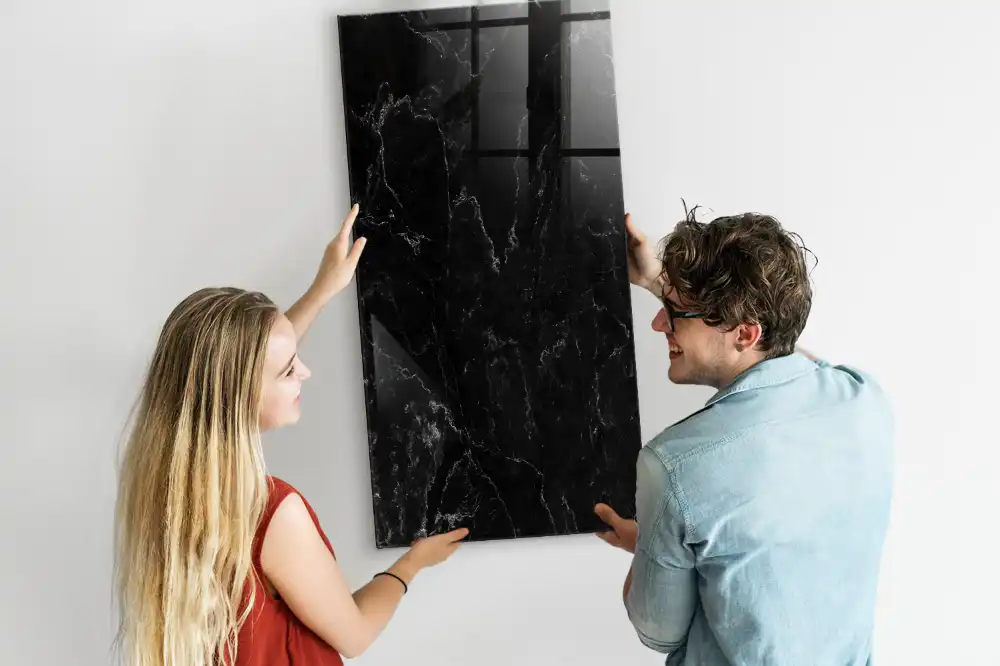 Törölhető tábla sötét gránit mintával
