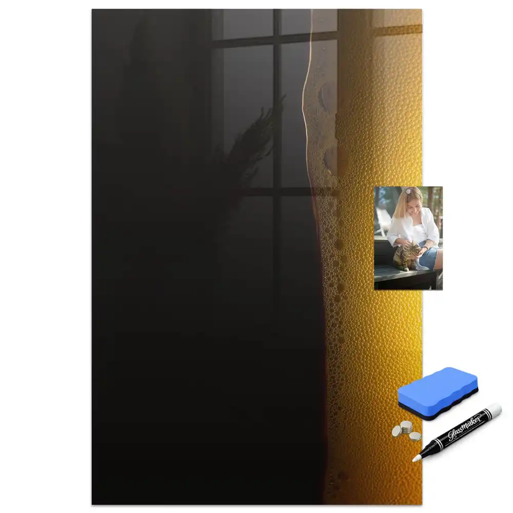 Törölhető tábla barna színben