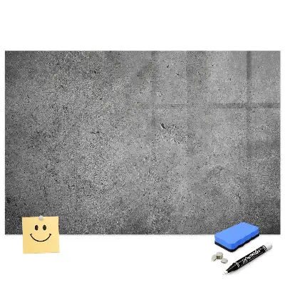 Ipari beton hatású törölhető mágneses tábla