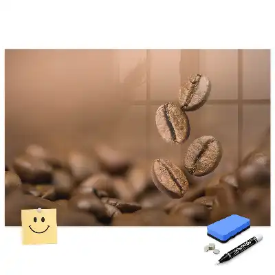 Írható mágneses tábla pörkölt koffein mintával