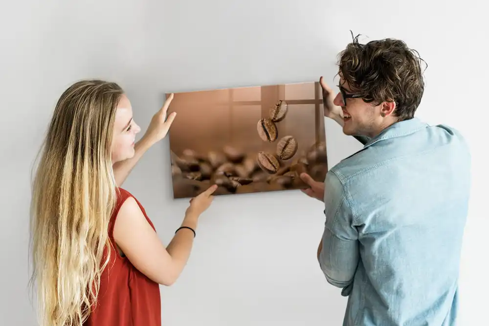 Írható mágneses tábla pörkölt koffein mintával