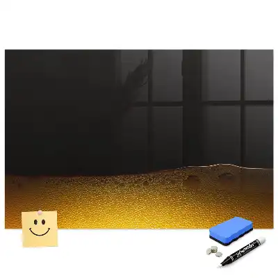 Írható mágneses tábla narancssárga színben