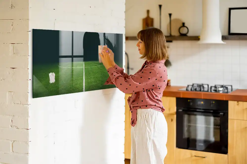 Mágneses írható futballpálya taktikai tábla