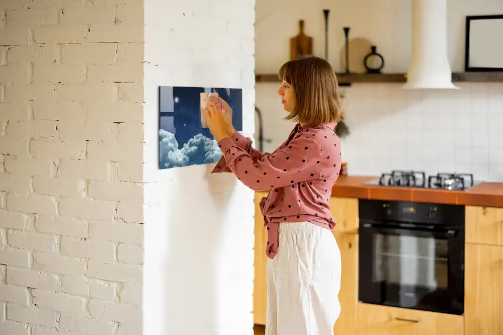 Törölhető mágneses tábla éjszakai égbolt mintával