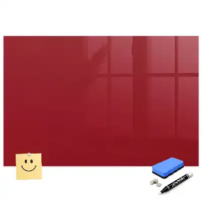 Piros színű törölhető mágneses tábla