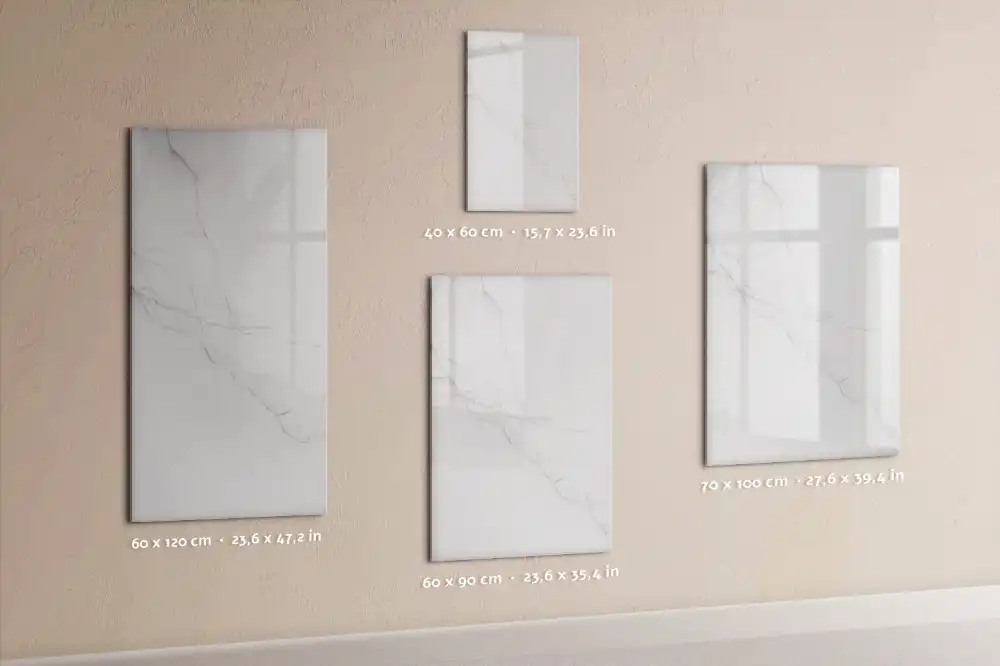 Mágneses tábla filctollal elegáns márvány mintával