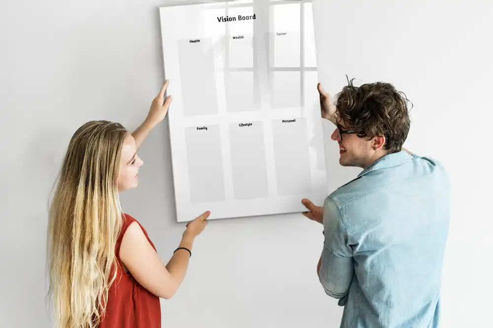 Mágneses álomtábla filctollal