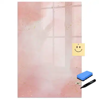 Írható rózsaszín gránit mintás mágnestábla