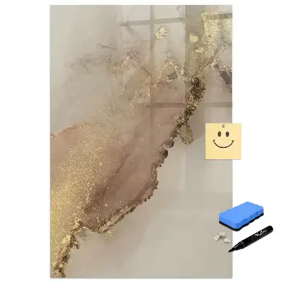 Mágneses márvány mintás tábla filctollal
