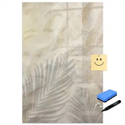Írható mágnestábla meleg nyári homok színben