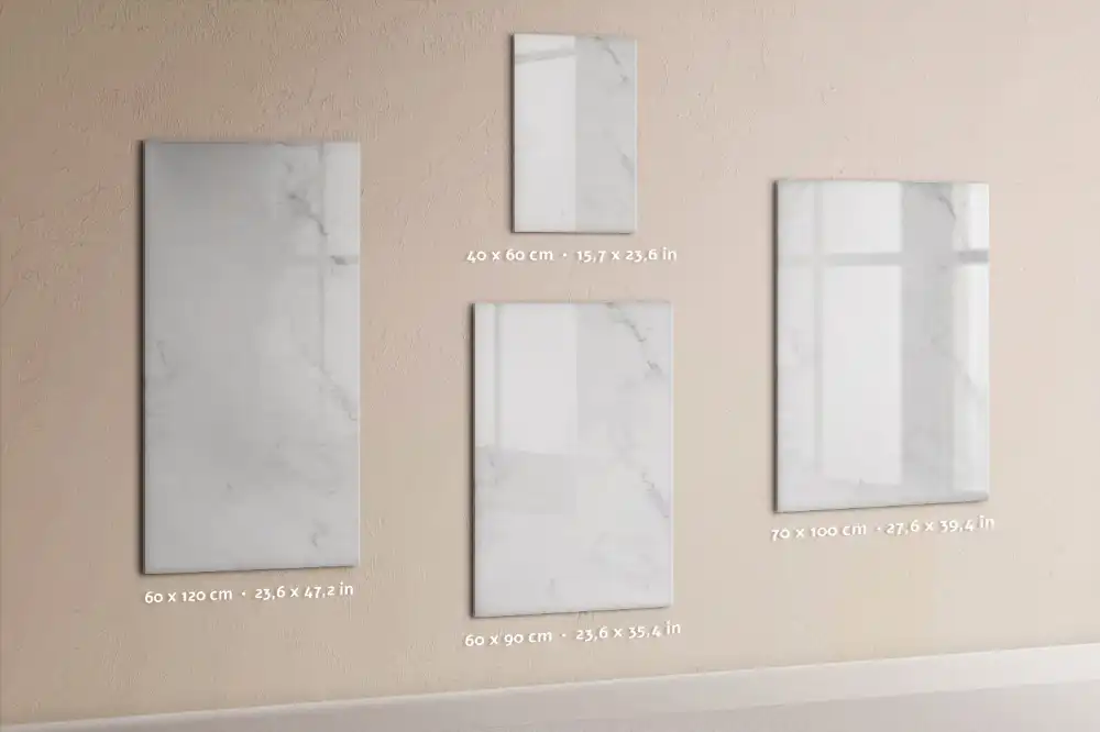 Írható mágnestábla klasszikus márvány mintával