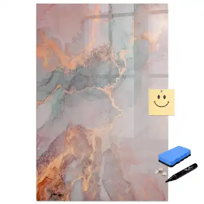 Stílusos, mágneses tábla filctollal