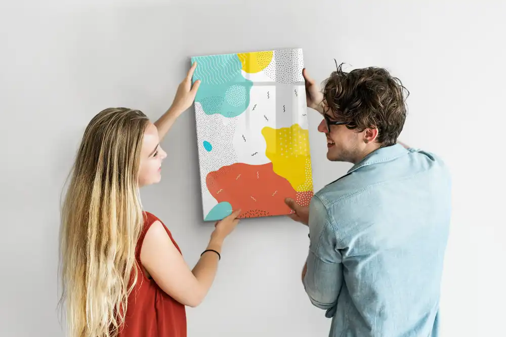Írható mágnestábla gyors absztrakt vázlatokhoz