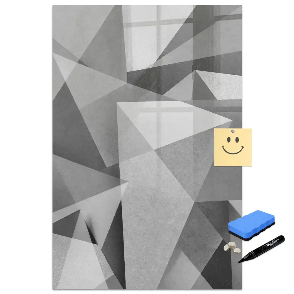 Geometriai mintás írható mágnestábla