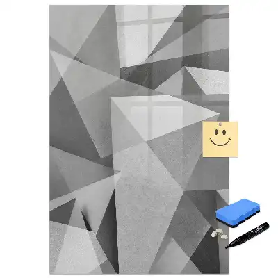 Geometriai mintás írható mágnestábla
