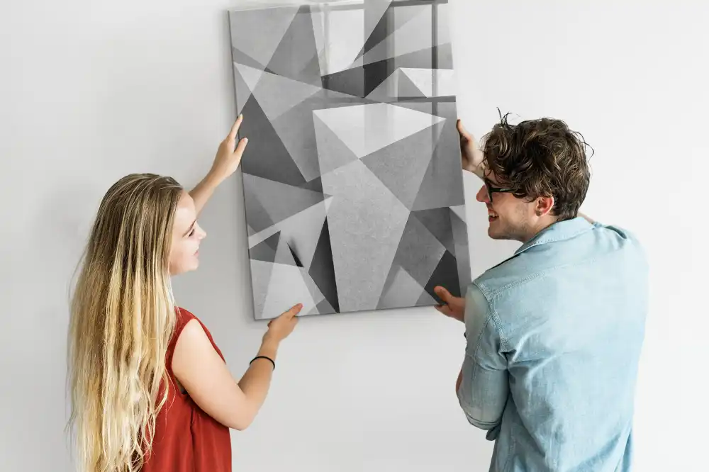 Geometriai mintás írható mágnestábla