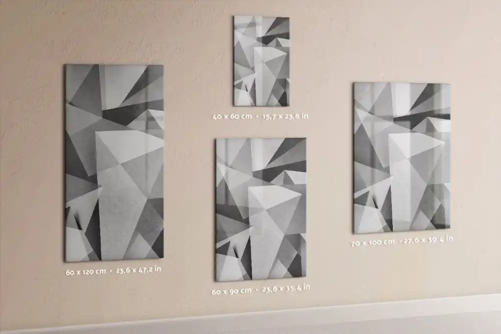 Geometriai mintás írható mágnestábla