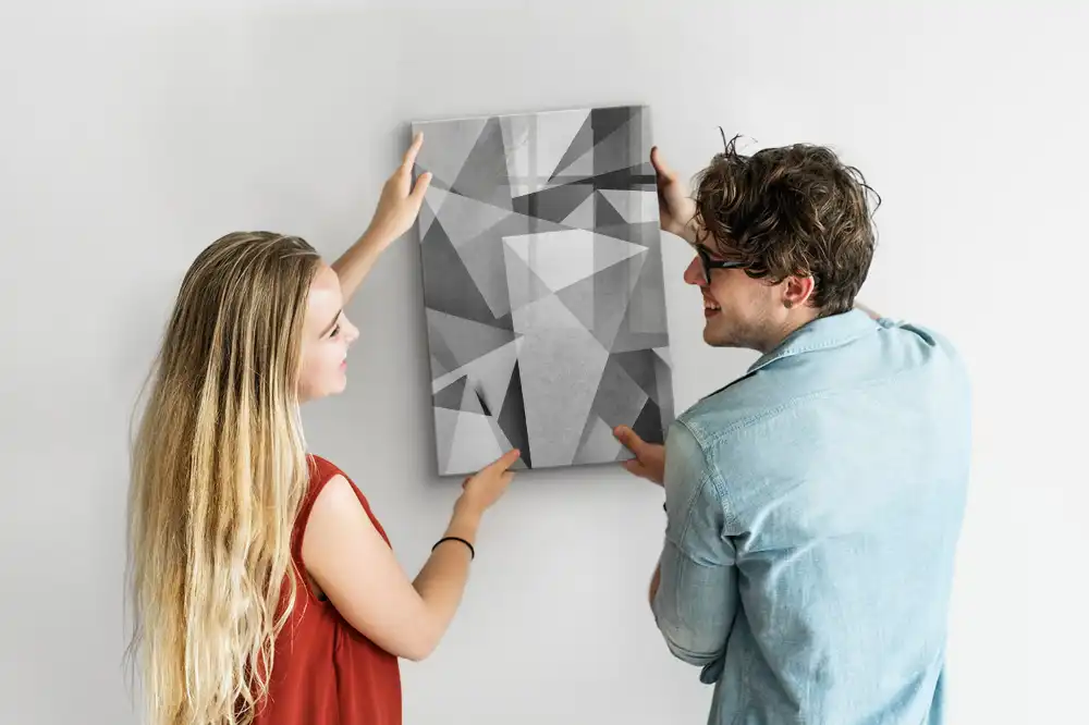 Geometriai mintás írható mágnestábla