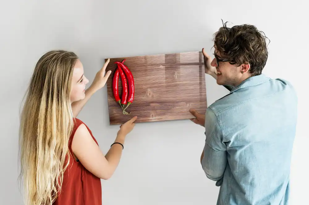 Mágneses írható tábla csípős chili paprika mintával