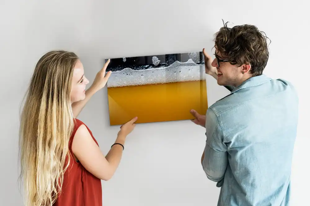 Mágneses törölhető tábla habos sörös motívummal