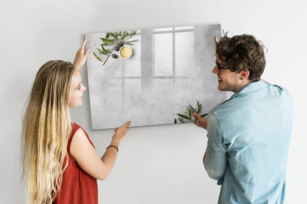 Minimalista olajág mintás mágneses törölhető tábla