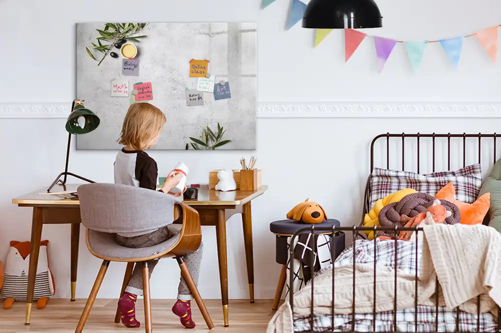 Minimalista olajág mintás mágneses törölhető tábla