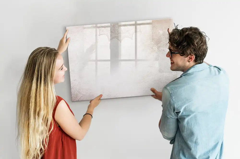 Mágneses írható tábla dekoratív grafikai mintával