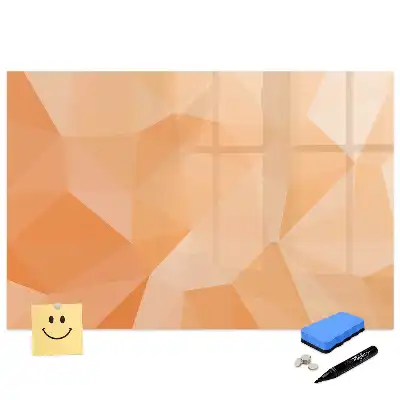 Absztrakt geometrikus háromszög mintás mágneses törölhető tábla
