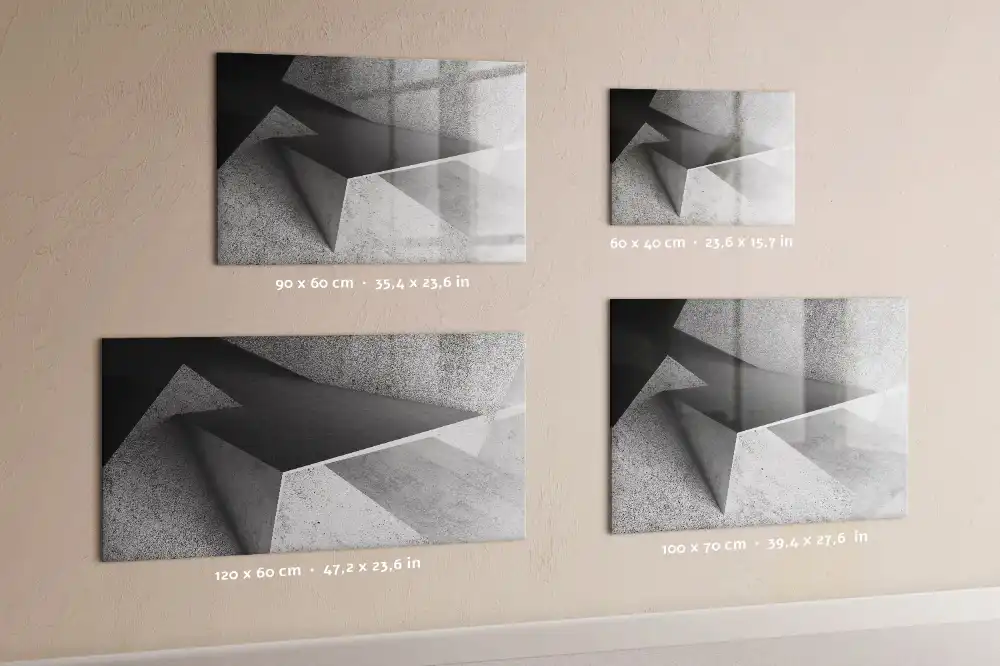 Absztrakt geometrikus háromszög mintás mágneses írható tábla