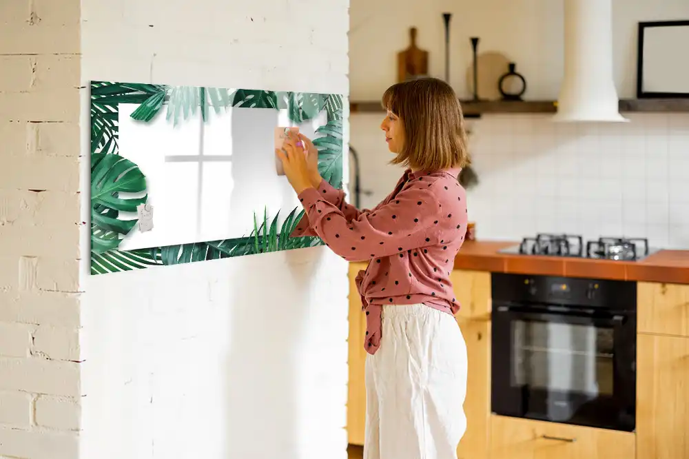 Mágneses törölhető tábla pálma és monstera mintával