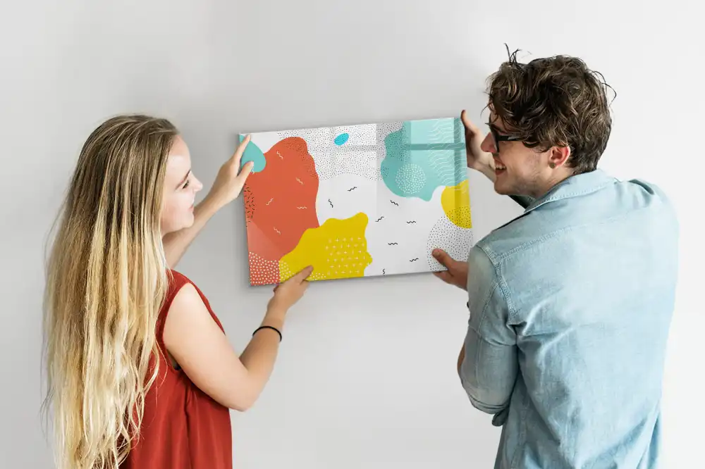 Mágneses írható tábla pop-art stílusban