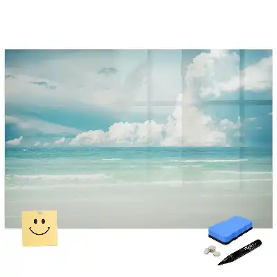 Mágneses törölhető tábla tengeri horizont mintával